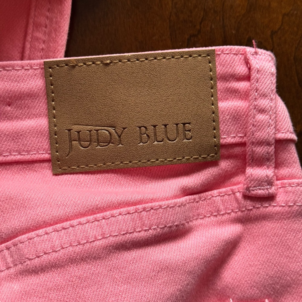 NWOT Judy Blue High Rise Tummy Control Wide Leg Crop Jeans - Picture 9 of 11